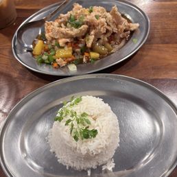 Pineapple Express served with Jasmine rice Pineapple Express served with Jasmine rice