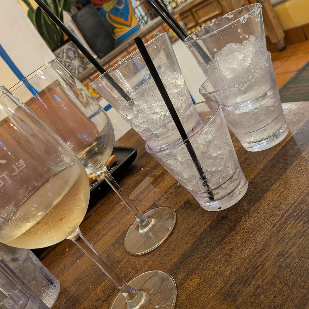 Our empty margs n wine Our empty margs n wine