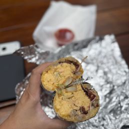 Chipotle Meatlover Burrito with Potatoes