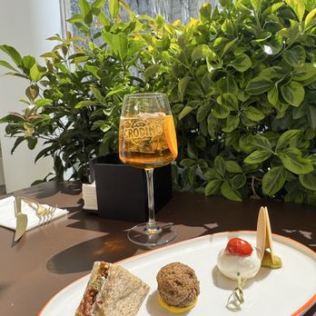 Terrazza Aperol - Version one with a meatball - Cocktail Bars Near Me - Milan, Michigan Terrazza Aperol - Version one with a meatball - Cocktail Bars Near Me - Milan, Michigan