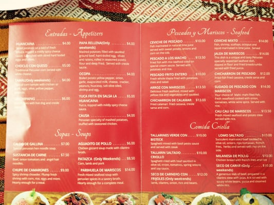 Menu photo 8 Antojitos Del Peru Peruvian Food Lenexa, KS Menu photo 8 Antojitos Del Peru Peruvian Food Lenexa, KS