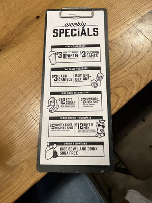 Menu photo 4 Pins Mechanical Pittsburgh, PA
