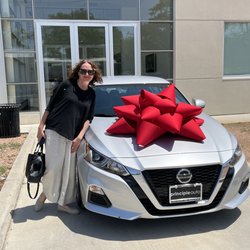 Infiniti of Boerne - Andrew Morgan delivered on this 2020 Altima - full tank of gas, spare key and some detailing.
