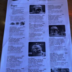 Burgers & Ribs - Menu
