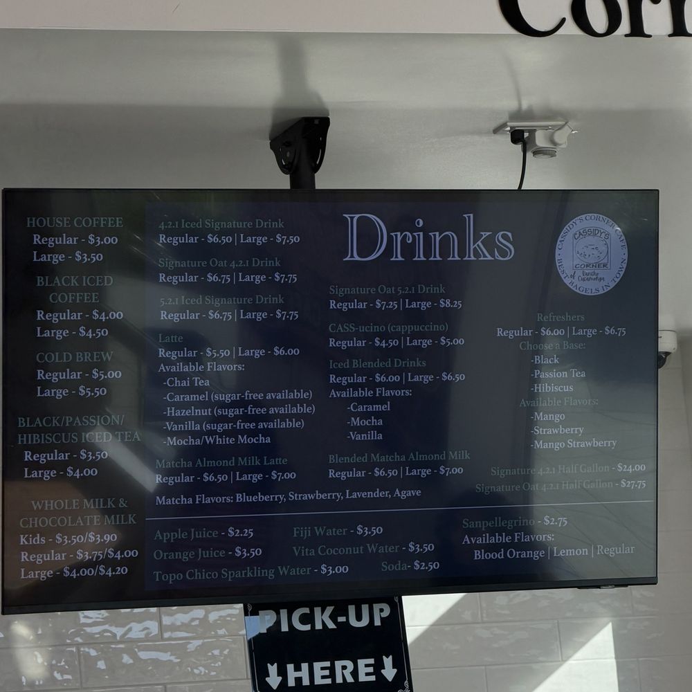 Drink Menu Drink Menu