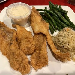 The Stone Lodge - Walleye Dinner (Alaskan pollock)