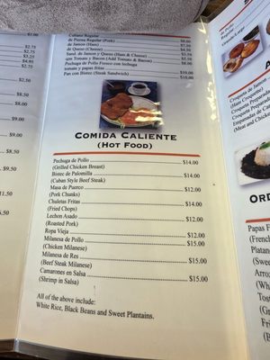 Menu photo 1 Mama's Latin Cafe Fort Lauderdale, FL
