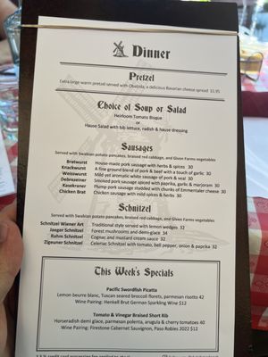 Menu photo 7 Dutch Garden Restaurant Santa Barbara, CA