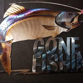 Creative Iron Works - Gone Fishin' - Customized Merchandise Near Me - Tenino, Washington