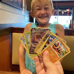 Cape Cod Toy Chest - Liam heard about Mew at the store, and in the box he picked out he unwrapped a Mew Vmax card and was just a little excited about it.