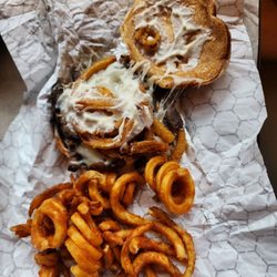Arby's - Garlic ribeye steak meal.  Nothing like the pictures...and, not in a good way