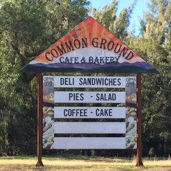 Common Ground Cafe & Bakery - Look for this sign right before entering Picton on the right if coming from Camden to know you're there.
