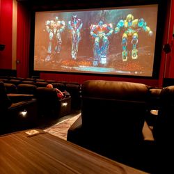 Clean movie theater