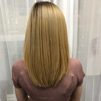 Sacred Hair Co. - After Brazilian Blowout. Hair became more blonde but feels and looks 1000% time better - Hair Salons Near Me - Kent, Washington Sacred Hair Co. - After Brazilian Blowout. Hair became more blonde but feels and looks 1000% time better - Hair Salons Near Me - Kent, Washington
