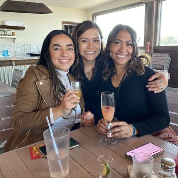 Monica’s Riverview - The Birthday girl and Yasmin our server in the middle! - Breakfast & Brunch Near Me - Antioch, California