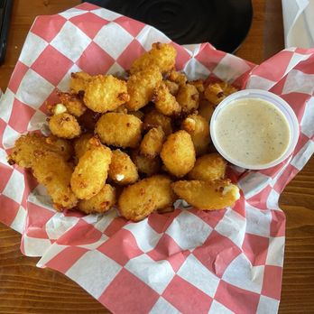 Iron Key Brewing - Cheese curd - SO GOOD - Breweries Near Me - Columbus, North Carolina