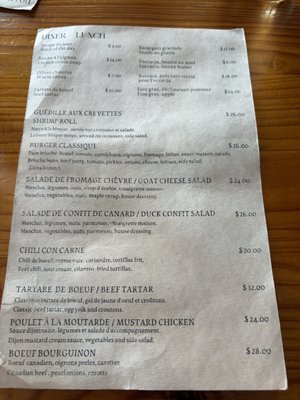 Menu photo 2 Chez Temporel Quebec City, QC