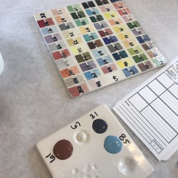 Color Me Mine - Paint colors and sheet for pricing. - Paint-Your-Own Pottery Near Me - Norman, Oklahoma Color Me Mine - Paint colors and sheet for pricing. - Paint-Your-Own Pottery Near Me - Norman, Oklahoma