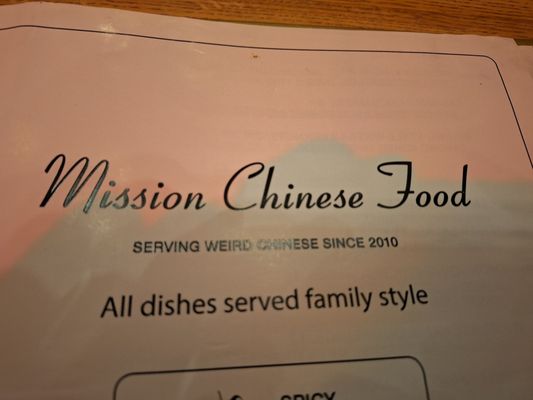 Mission Chinese Food by null