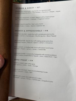 Menu photo 1 Rocca Tampa, FL Menu photo 1 Rocca Tampa, FL