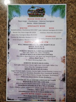 Menu photo 1 Micelis Waterfront Restaurant Matlacha, FL Menu photo 1 Micelis Waterfront Restaurant Matlacha, FL