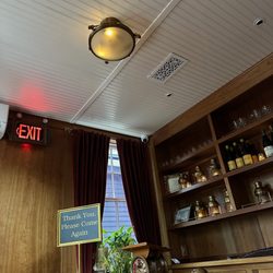 The Port of Call - The ceiling details with an interesting light.