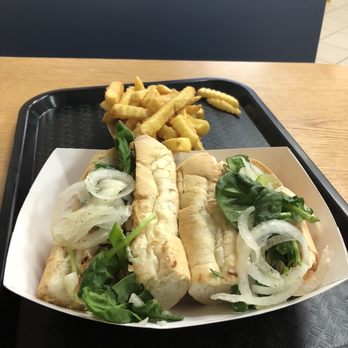 Substantial Subs - Whole hot Turkey sub and fresh fried fries. - Sandwiches Near Me - Miami, Florida