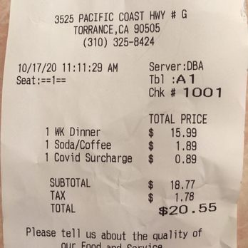 China Buffet - COVID surcharge added - Chinese Near Me - Torrance, California China Buffet - COVID surcharge added - Chinese Near Me - Torrance, California