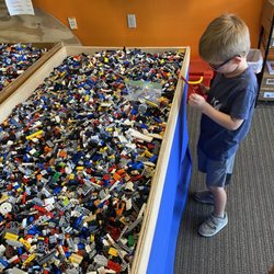 San Antonio Plastic Bricks - One of the two LEGO tables that allows you to find random pieces you may be needing.