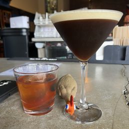 Espresso martini and old fashioned Espresso martini and old fashioned