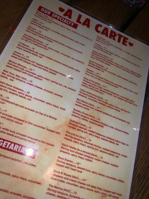 Menu photo 2 Sushi Blues Cafe Raleigh, NC Menu photo 2 Sushi Blues Cafe Raleigh, NC