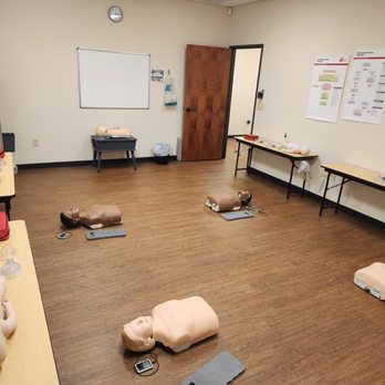 CPR Done Right - CPR Class set up room 2 - CPR Classes Near Me - Denton, Texas CPR Done Right - CPR Class set up room 2 - CPR Classes Near Me - Denton, Texas
