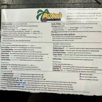 Roxy's Island Grill - Hawaiian Near Me - Beaverton, Oregon Roxy's Island Grill - Hawaiian Near Me - Beaverton, Oregon