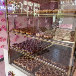 Mochi donuts display Mochi donuts display
