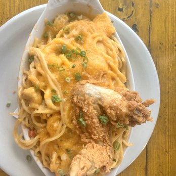 Lucy's Fried Chicken - Fried Chicken Spaghetti - New American Near Me - Austin, Texas Lucy's Fried Chicken - Fried Chicken Spaghetti - New American Near Me - Austin, Texas