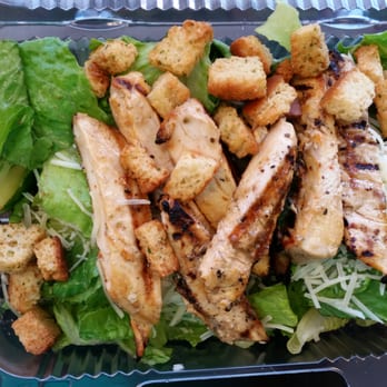 Poochie's - Caesar salad with chicken breast - Hot Dogs Near Me - Skokie, Illinois Poochie's - Caesar salad with chicken breast - Hot Dogs Near Me - Skokie, Illinois