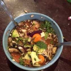 EIKU - The Open Mic Coffee And Tea House - Veggie ramen bowl - delish!