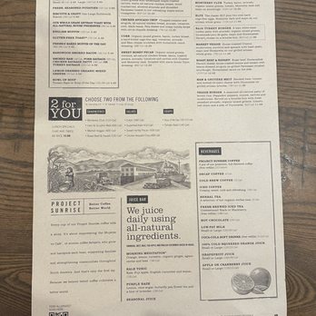 First Watch - Menu side A - Breakfast & Brunch Near Me - Tampa, Florida