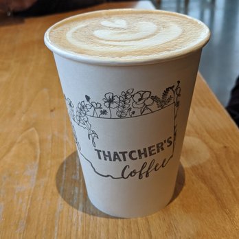 Thatcher's Coffee - Lavender cardamom latte - Coffee & Tea Near Me - Vancouver, Washington