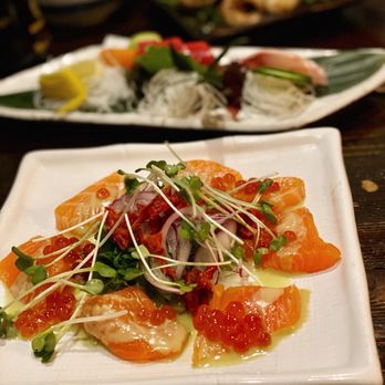 Shoya Izakaya - Salmon Carpaccio Sashimi - Japanese Near Me - Doraville, Georgia Shoya Izakaya - Salmon Carpaccio Sashimi - Japanese Near Me - Doraville, Georgia