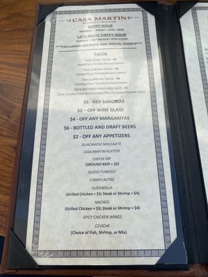 Menu photo 8 Casa Martin Authentic Mexican Santa Monica, CA Menu photo 8 Casa Martin Authentic Mexican Santa Monica, CA