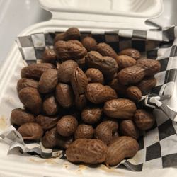 Hot Grease - Boiled peanuts! Everyone needs to try these, full of flavors and savory.