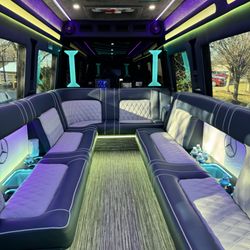 Mediterranean Limousine - 16 passengers Mercedes-Benz Limousine Sprinter