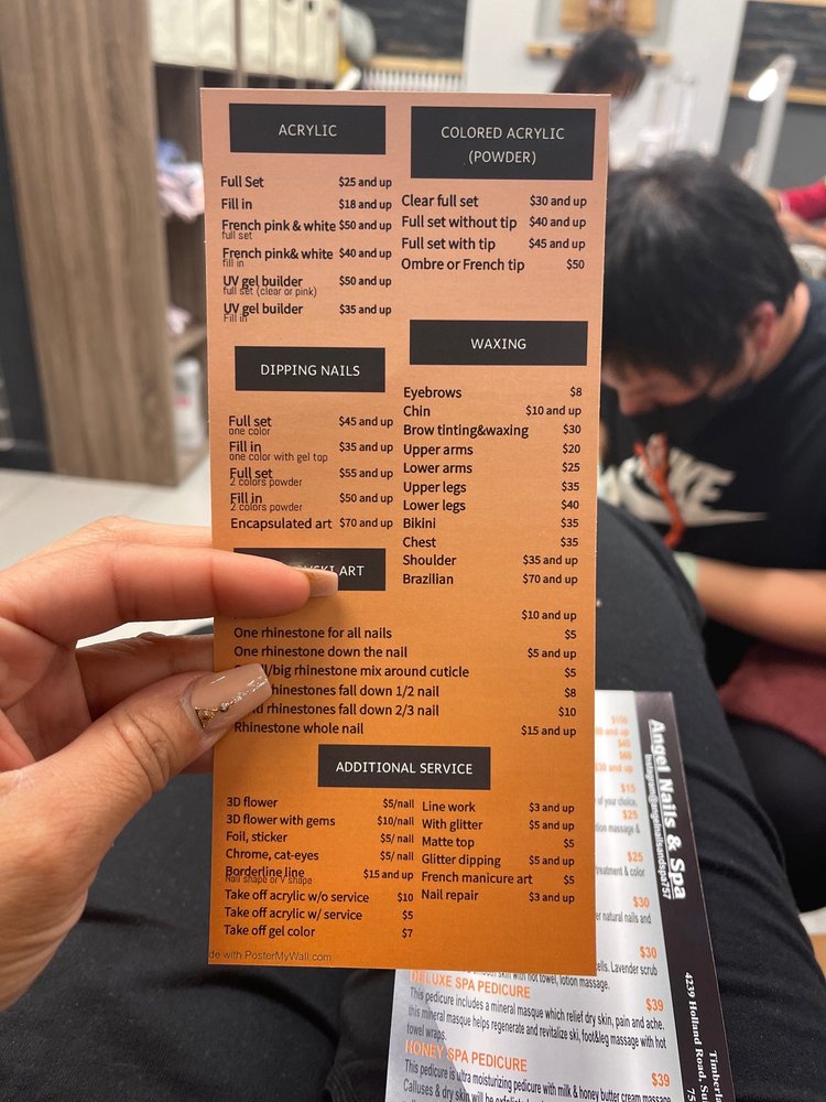 ANGEL NAILS & SPA Updated October 2024 555 Photos & 356 Reviews 4239 Holland Rd, Virginia