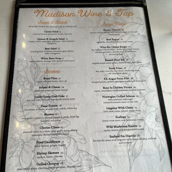 Madison Wine & Tap - Food Menu - Wine Bars Near Me - Madison, New Jersey Madison Wine & Tap - Food Menu - Wine Bars Near Me - Madison, New Jersey