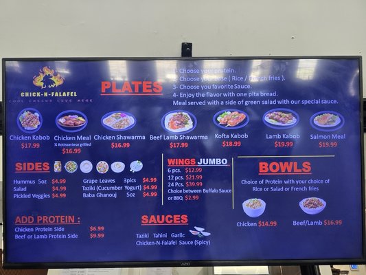 Menu photo 1 Chick N Falafel Colton, CA Menu photo 1 Chick N Falafel Colton, CA