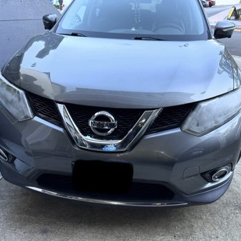 Peninsula Headlight Restoration - Before - headlights are clouded and unclear - Auto Detailing Near Me - Colma, California