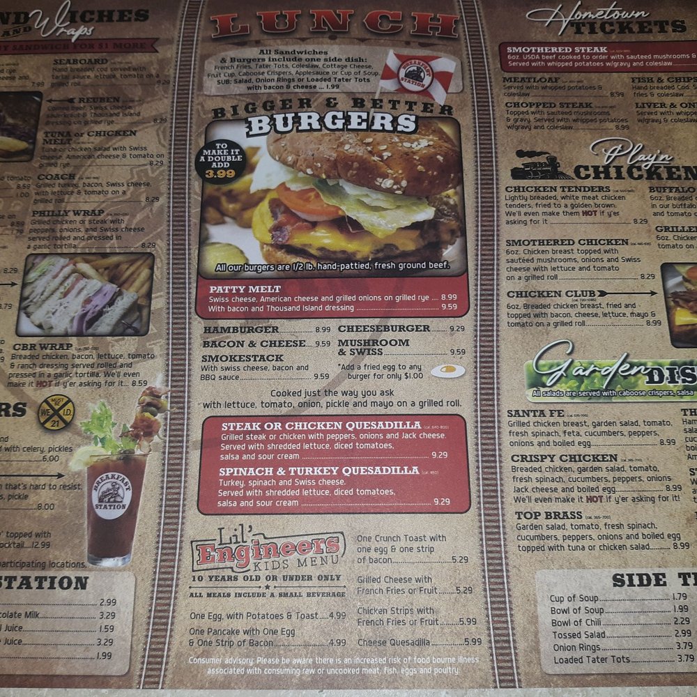 Breakfast Station - Brunch/lunch menu - Diners Near Me - Crystal River, Florida Breakfast Station - Brunch/lunch menu - Diners Near Me - Crystal River, Florida