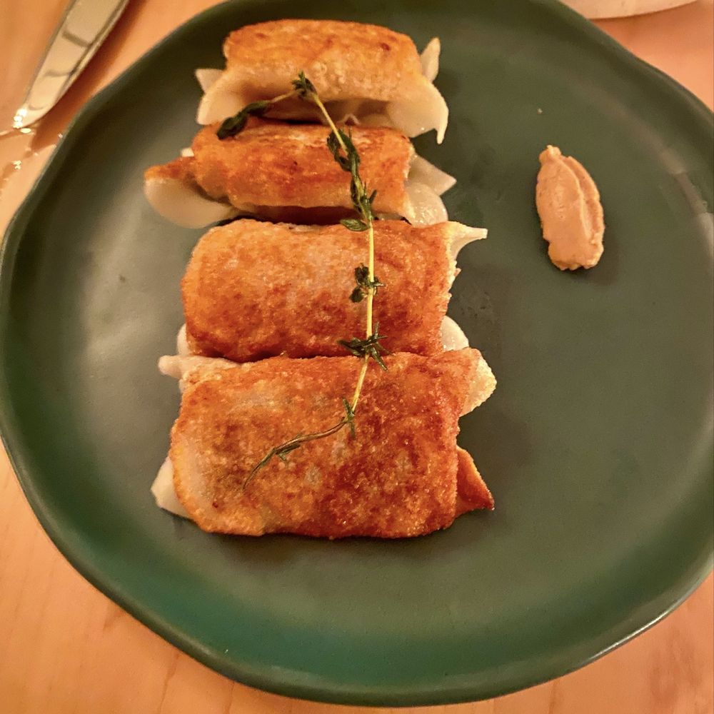 Goosefeather - Beef potstickers - Cantonese Near Me - Tarrytown, New York Goosefeather - Beef potstickers - Cantonese Near Me - Tarrytown, New York
