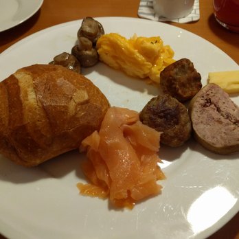 Madison Hotel - The hotel breakfast was better than most.  I loved the authentic, local sausages. - Hotels Near Me - Hamburg, HH